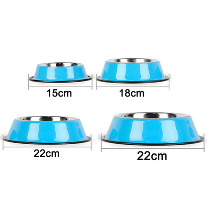 Non-Slip Pet Bowl 🐾 Stainless Steel for Food &amp; Water