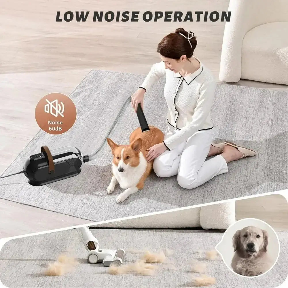 &quot;Dog Grooming Kit with 3.5L Hair Vacuum - 13000kpa Power&quot; - Paws For Baby