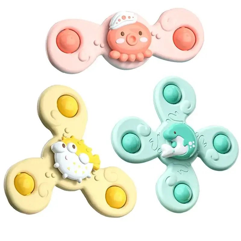 Cartoon Suction Cup Spinner Toy - Paws For Baby