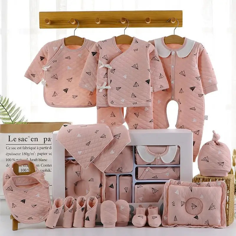 100% Cotton Baby Clothing Set – 18/22 Pieces 0-6M