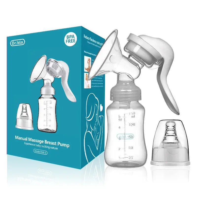 Dr.Isla Manual Breast Pump with Bottle Without BPA