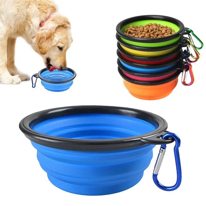 1000ML Silicone Dog &amp; Cat Feeder Bowl - Paws For Baby