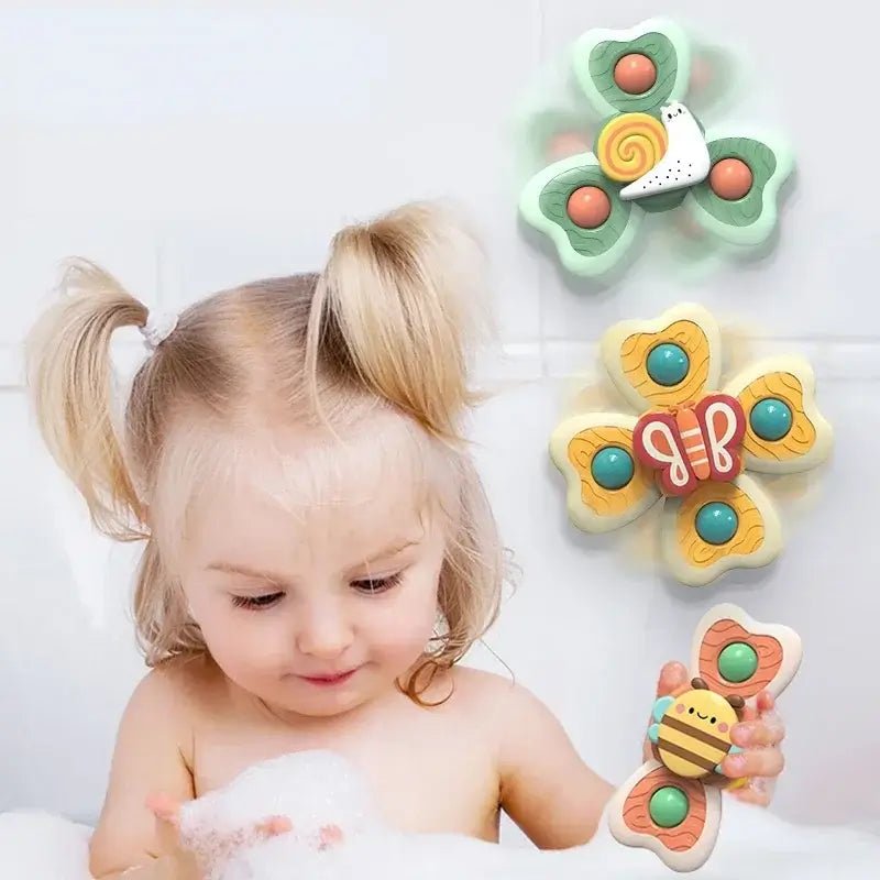 Cartoon Suction Cup Spinner Toy - Paws For Baby