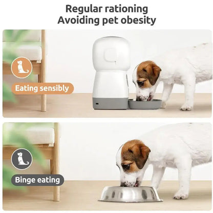 3.5L Smart Pet Feeder 🐾 WiFi &amp; Voice Recorder