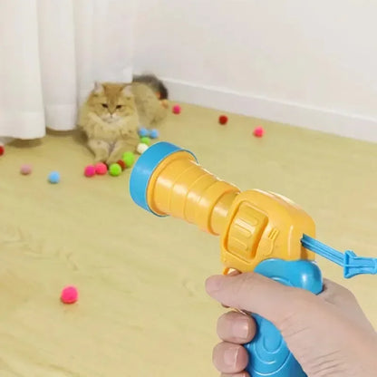 Silent Cat Toy Gun 🐾 Fun Plush Launcher Games!