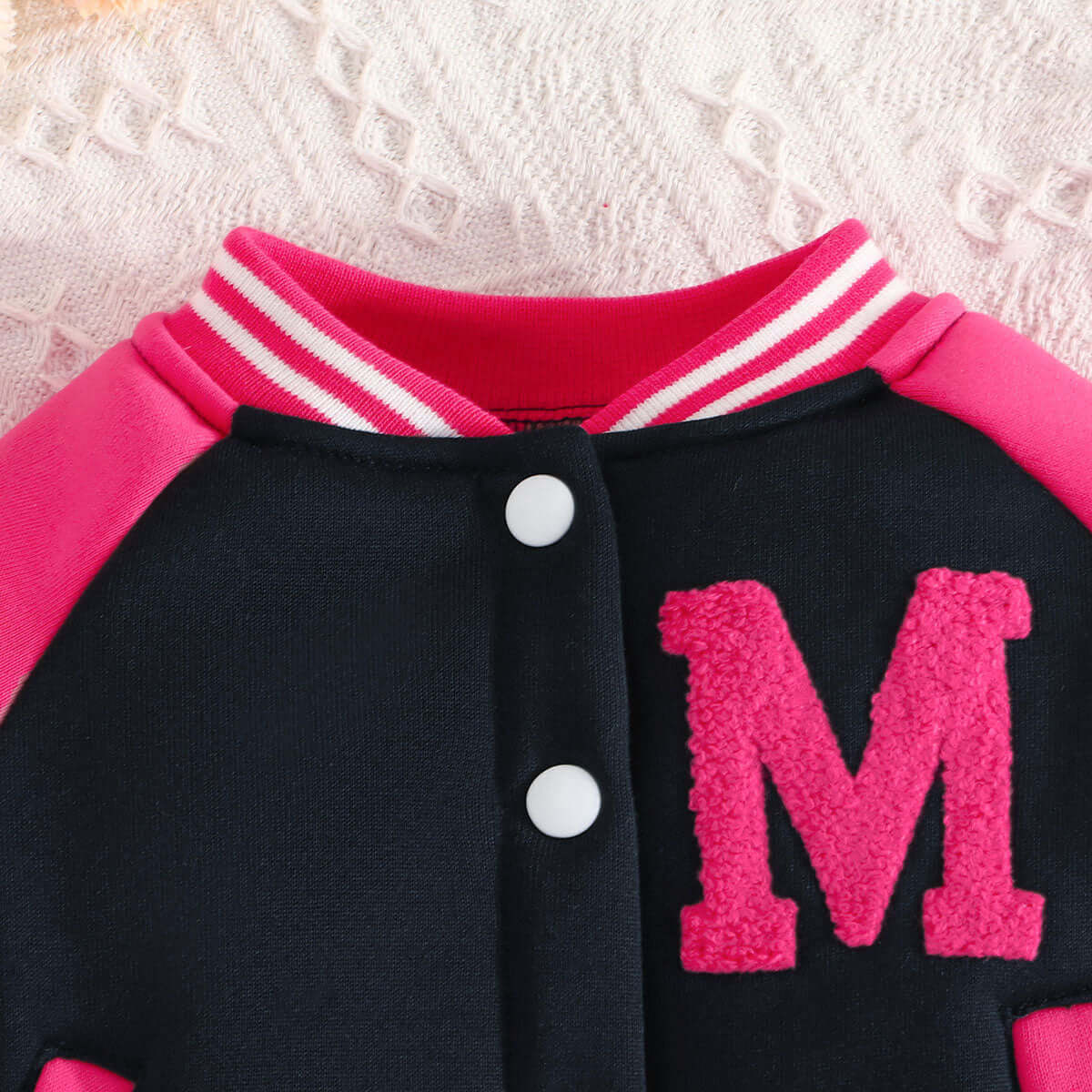 Pink Baseball Clothing Set | Baby Girl Outfit with Jacket &amp; Pants (6 Months - 3 Years) - Paws For Baby