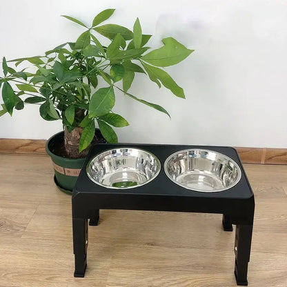 &quot;BOOTEELY Adjustable Raised Dog Feeder Bowls&quot;