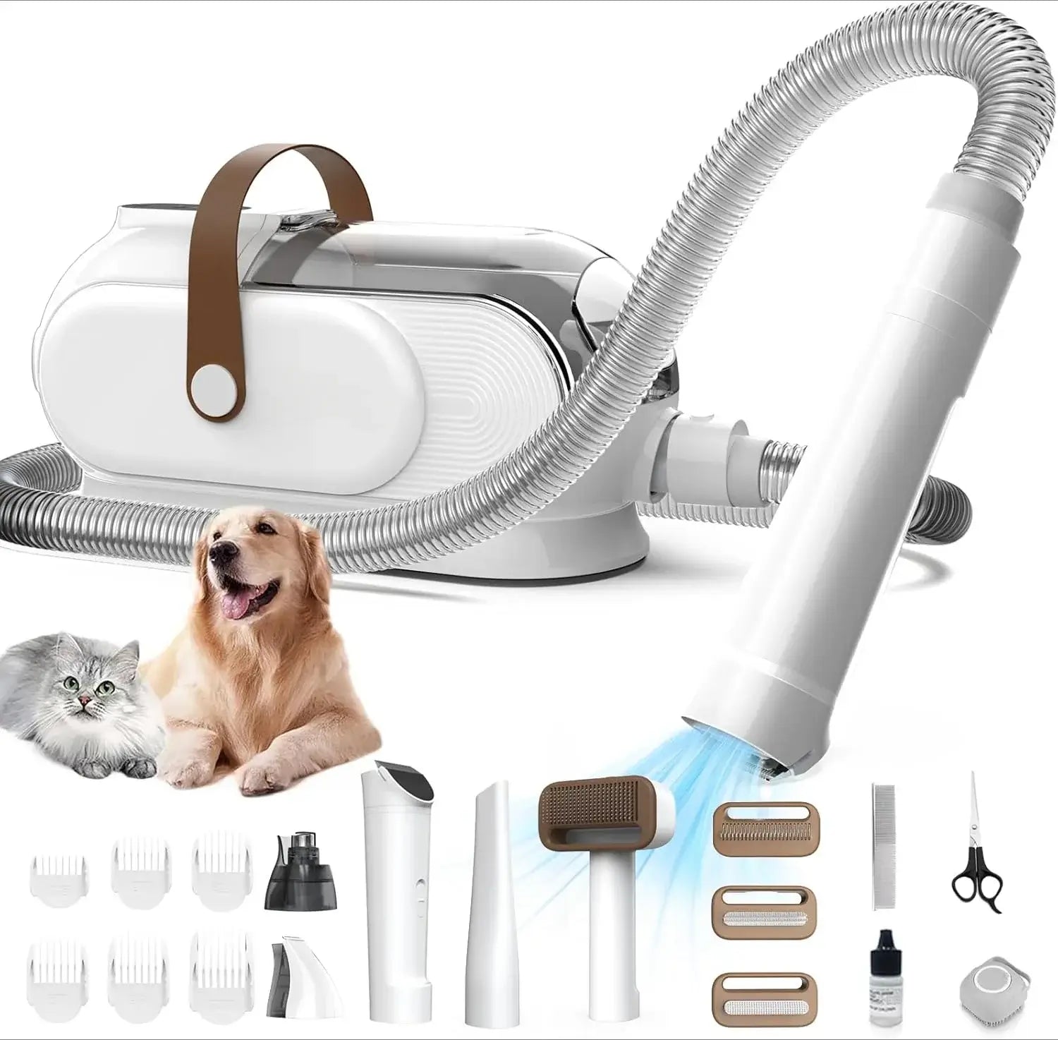 &quot;Dog Grooming Kit with 3.5L Hair Vacuum - 13000kpa Power&quot; - Paws For Baby