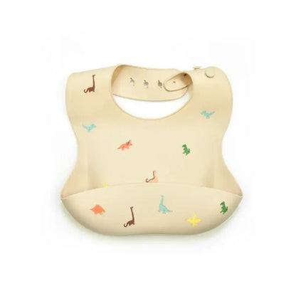 Waterproof Silicone Baby Bib - Adjustable &amp; Easy to Clean - Paws For Baby