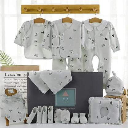 100% Cotton Baby Clothing Set – 18/22 Pieces 0-6M