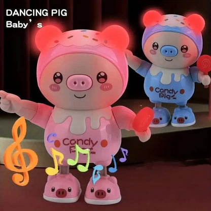 &quot;Upgraded Dancing Pig Toy - Electric Music &amp; Lights&quot; - Paws For Baby