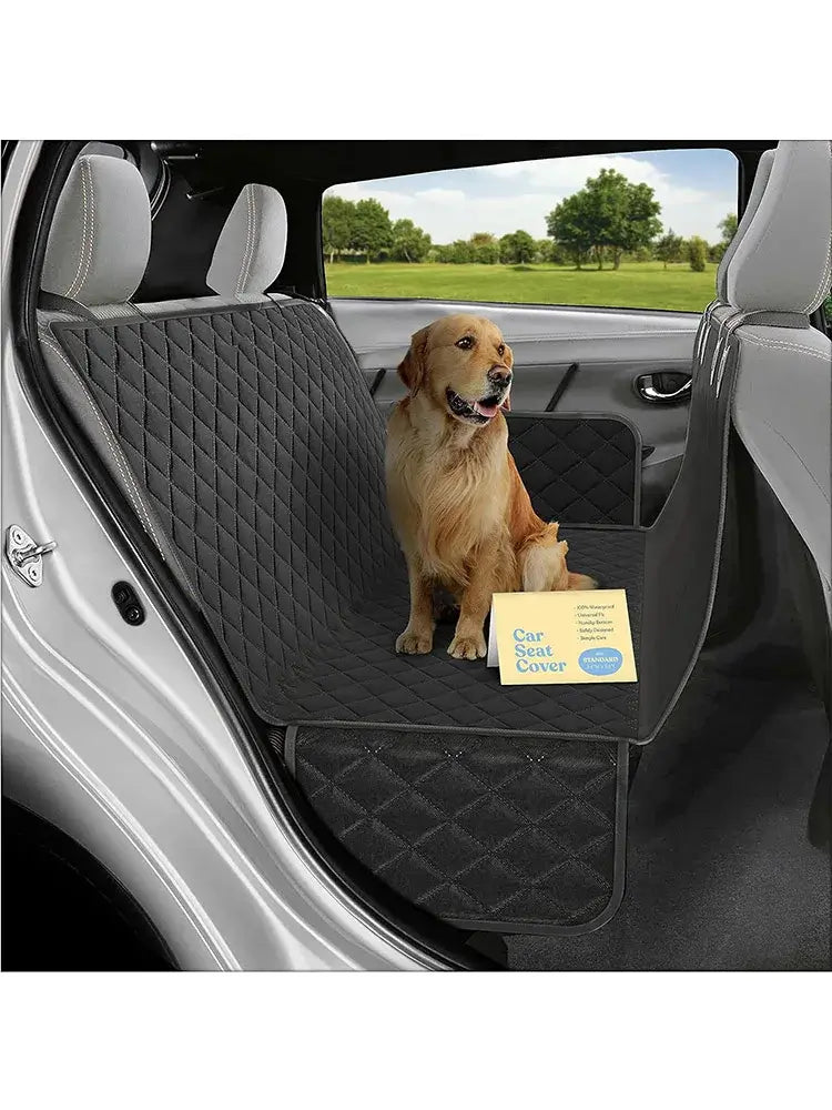 &quot;Waterproof Black Pet Car Mat, Easy to Clean&quot;