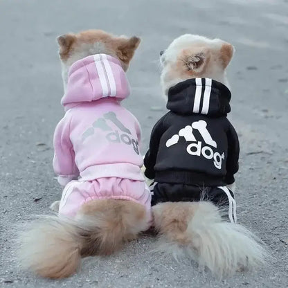 Adidog Dog Hoodies Tracksuit for Small Dogs