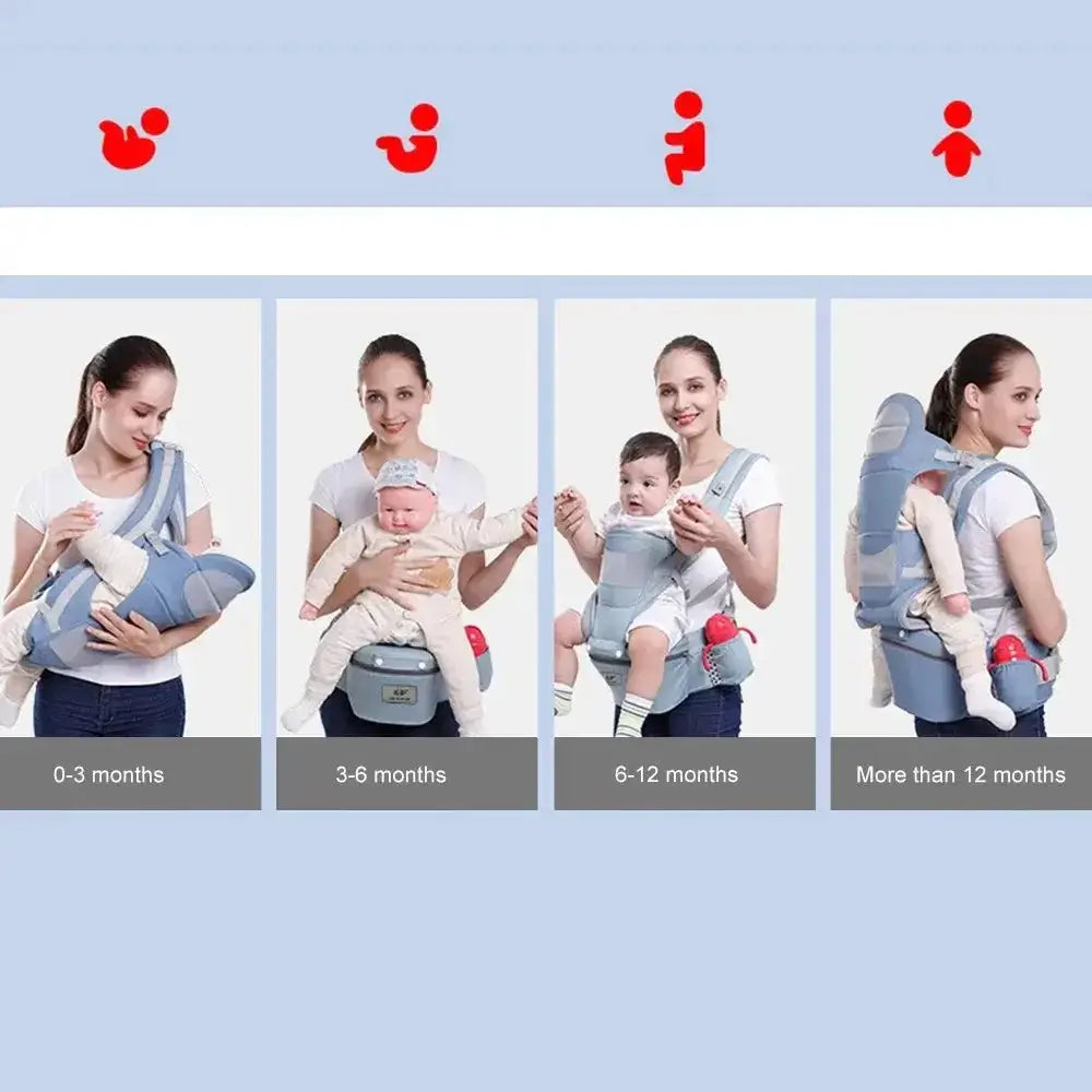 Newborn Ergonomic Baby Carrier Backpack - Paws For Baby