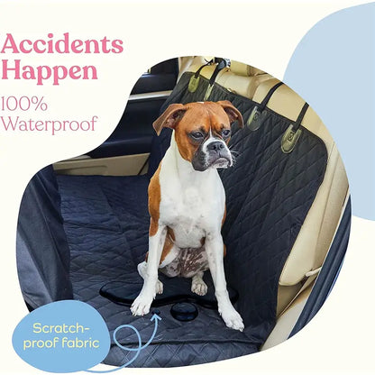 &quot;Waterproof Black Pet Car Mat, Easy to Clean&quot;