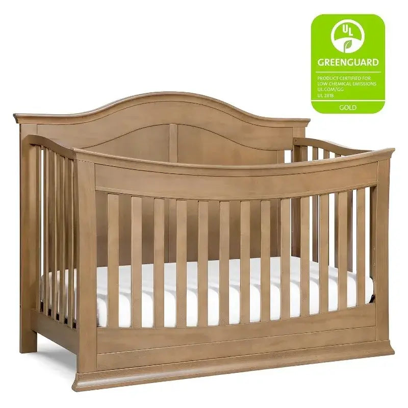 Pradera 4 in 1 Convertible Crib (Hazelnut Color)