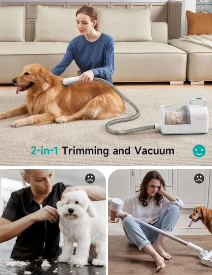 Low Noise Pet Grooming Vacuum Cleaner Kit