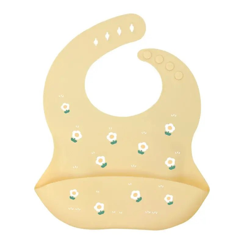 Waterproof Silicone Baby Bib - Adjustable &amp; Easy to Clean - Paws For Baby