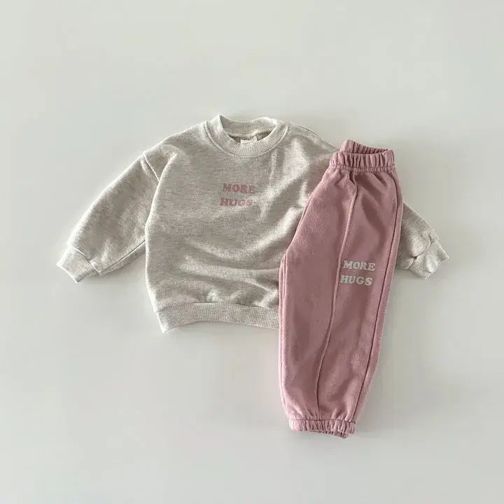 Bear Pullover &amp; Pants Set - 2pc Cotton Kids Outfit