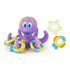 "Floating Purple Octopus Bath Toy with Hoopla Rings" - Paws For Baby