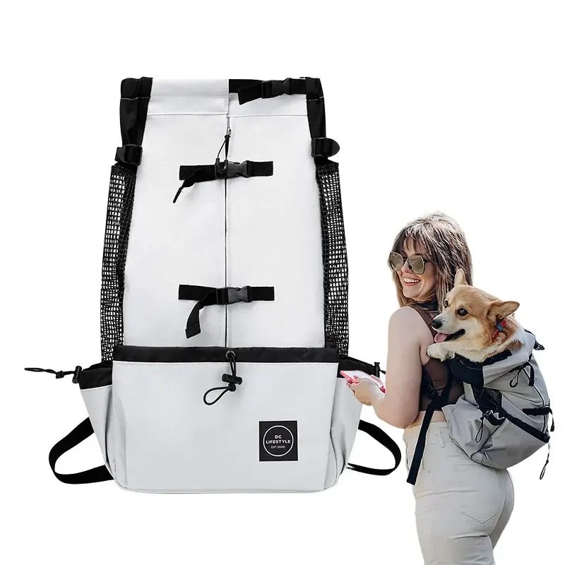 Mochila Transportadora para Perros - Bolsa Deportiva Transpirable y Ajustable - Paws For Baby