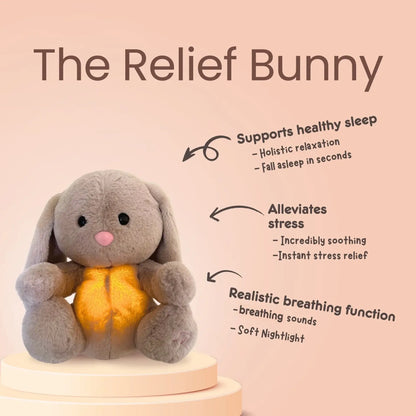 Breathing Bunny Plush - Soothing Music Comfort Toy - Paws For Baby