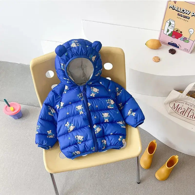 Warm Cartoon Hooded Jacket for Kids ❄️🧥