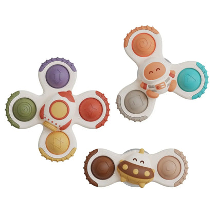 Cartoon Suction Cup Spinner Toy - Paws For Baby