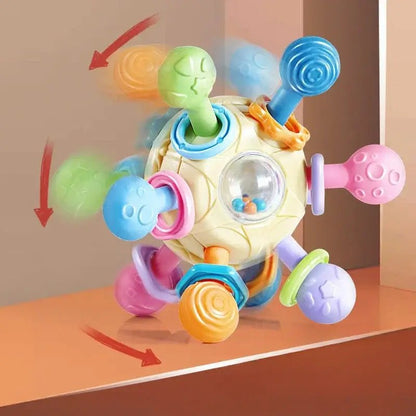 Baby Toys 0 12 Months Rotating Rattle Ball - Paws For Baby