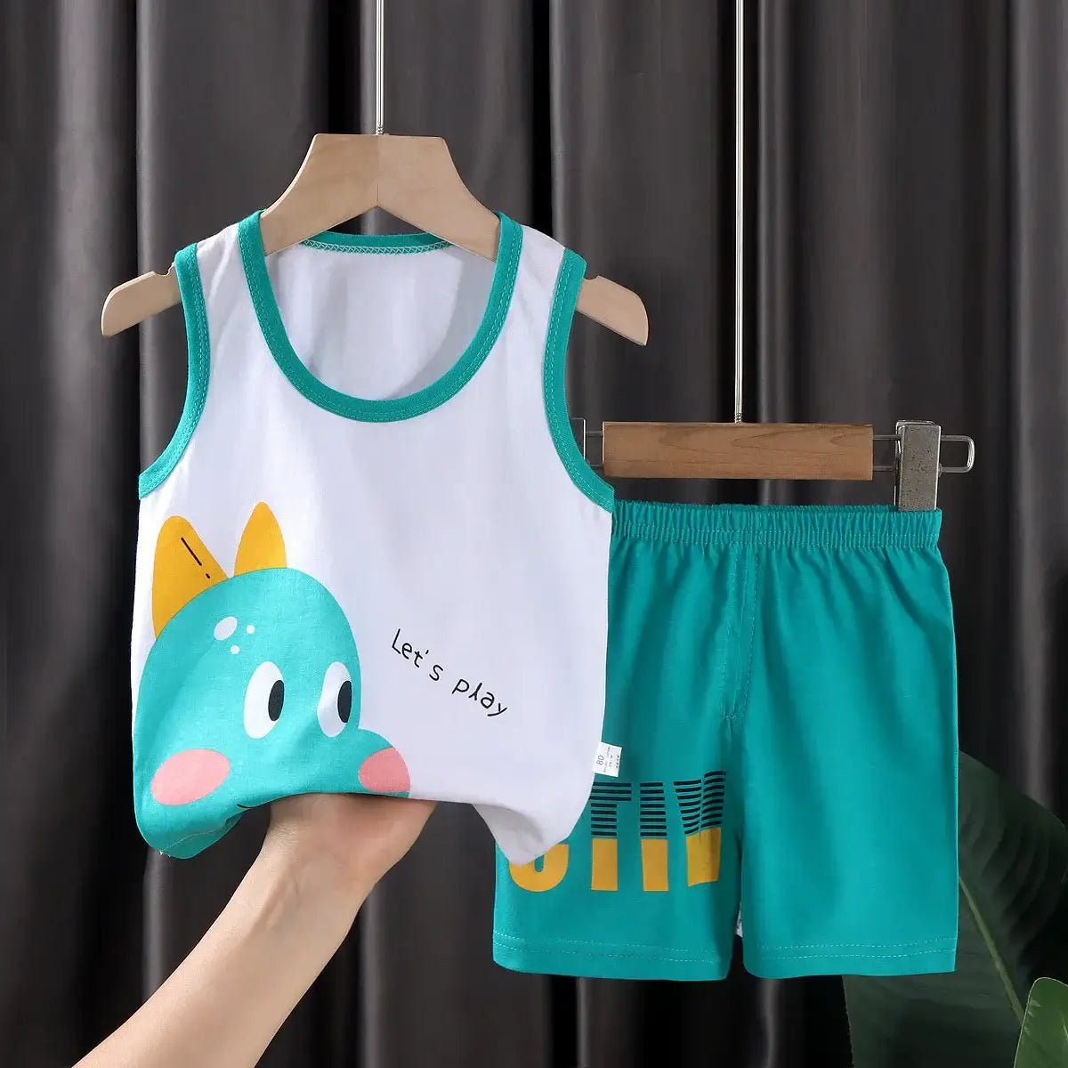 2PCS Children Clothing Vest Suit - Paws For Baby