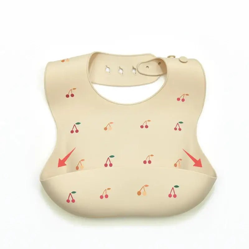 Waterproof Silicone Baby Bib - Adjustable &amp; Easy to Clean - Paws For Baby