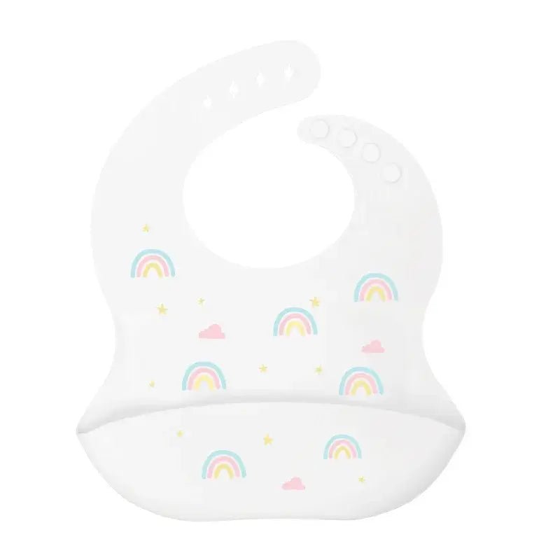 Waterproof Silicone Baby Bib - Adjustable &amp; Easy to Clean - Paws For Baby