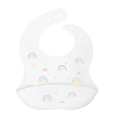 Waterproof Silicone Baby Bib - Adjustable &amp; Easy to Clean - Paws For Baby