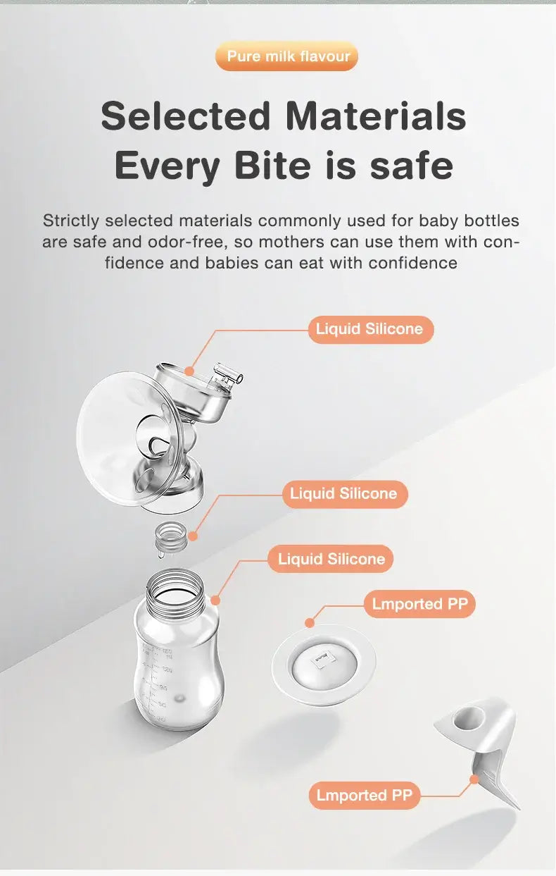 Dr.Isla Manual Breast Pump with Bottle Without BPA