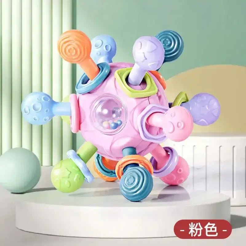 Baby Toys 0 12 Months Rotating Rattle Ball - Paws For Baby