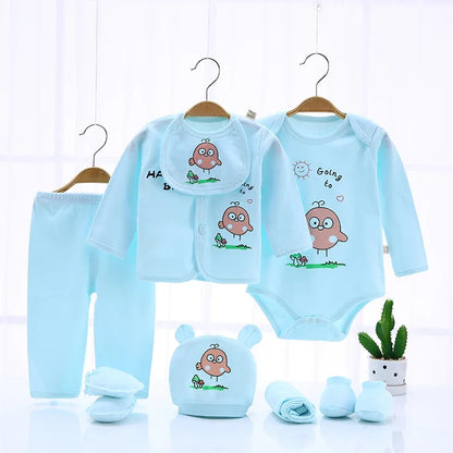 10-piece cotton clothing set for babies from 0 to 3 months