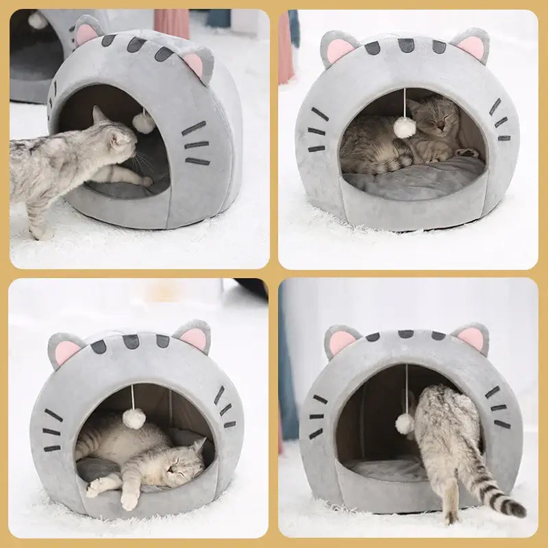 &quot;Super Cat Bed: Warm Pet House for Cats &amp; Small Dogs&quot; - Paws For Baby