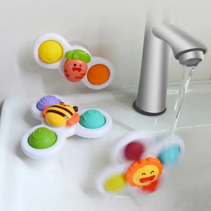 Cartoon Suction Cup Spinner Toy - Paws For Baby