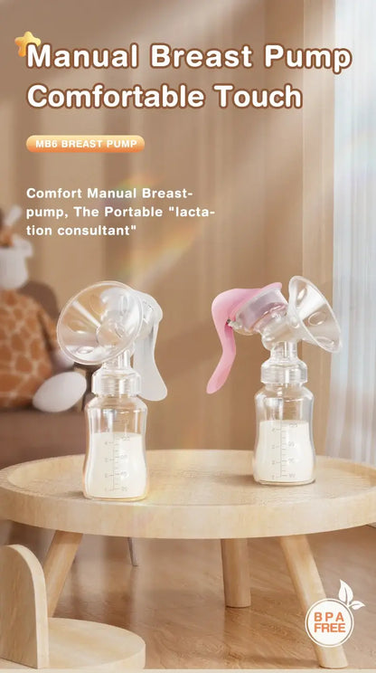 Dr.Isla Manual Breast Pump with Bottle Without BPA