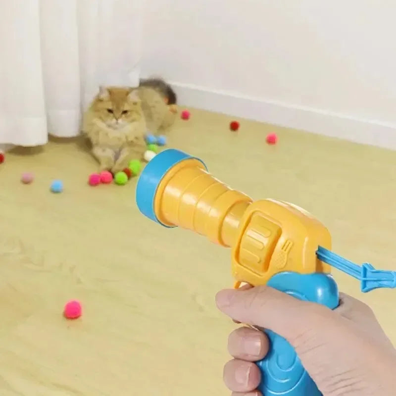 Silent Cat Toy Gun 🐾 Fun Plush Launcher Games!