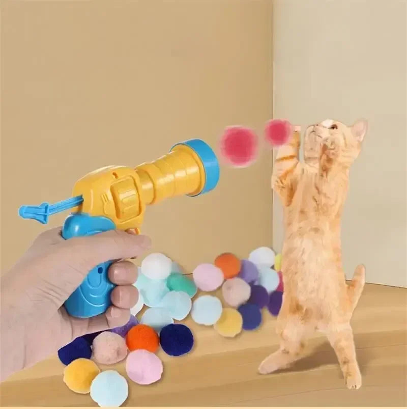 Silent Cat Toy Gun 🐾 Fun Plush Launcher Games!