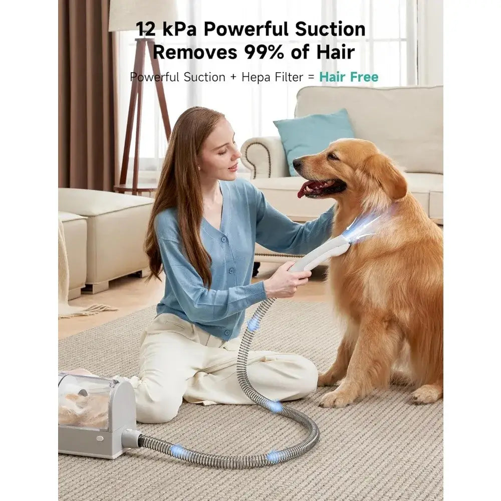 Low Noise Pet Grooming Vacuum Cleaner Kit