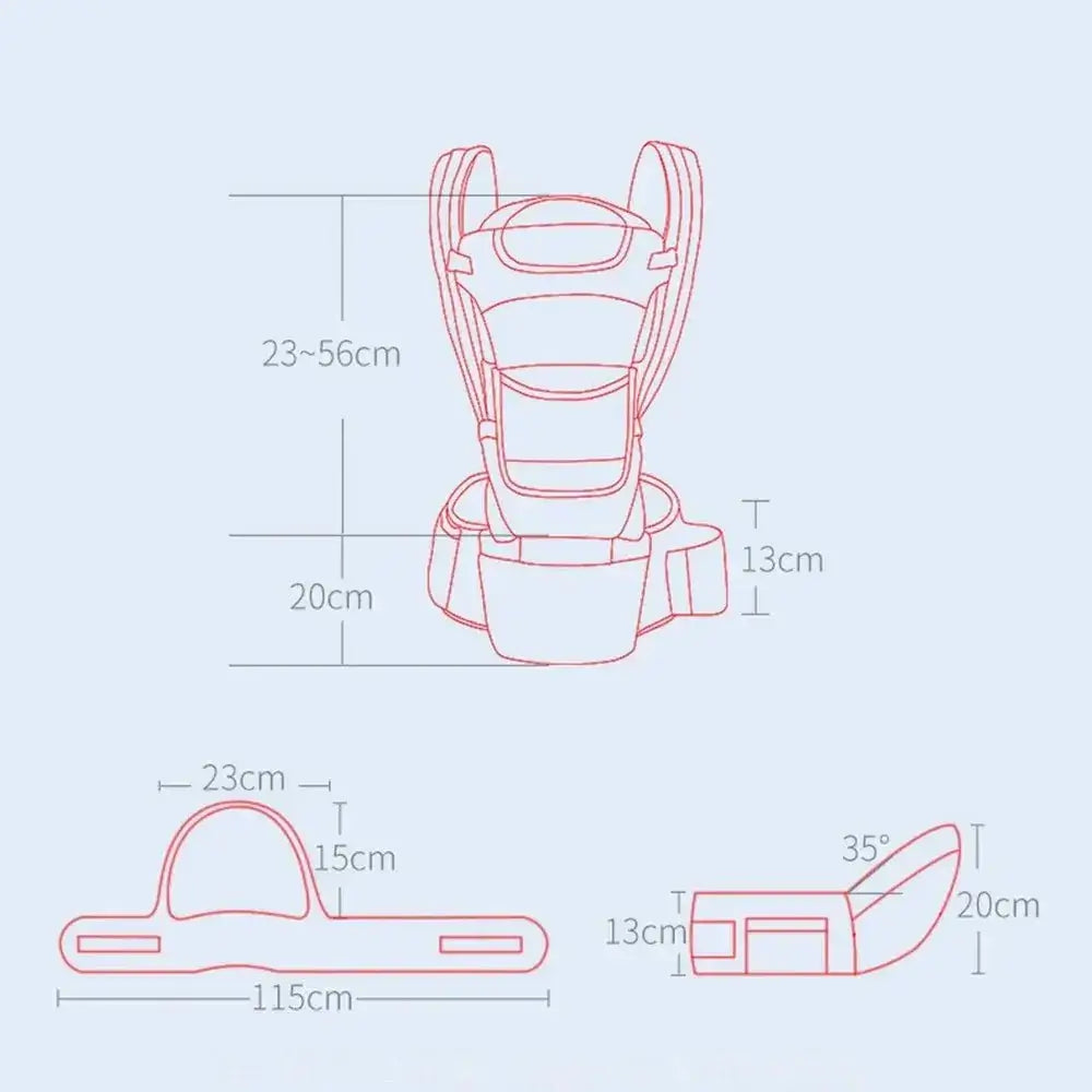 Newborn Ergonomic Baby Carrier Backpack - Paws For Baby