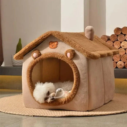 Foldable Pet House Removable Washable - Paws For Baby