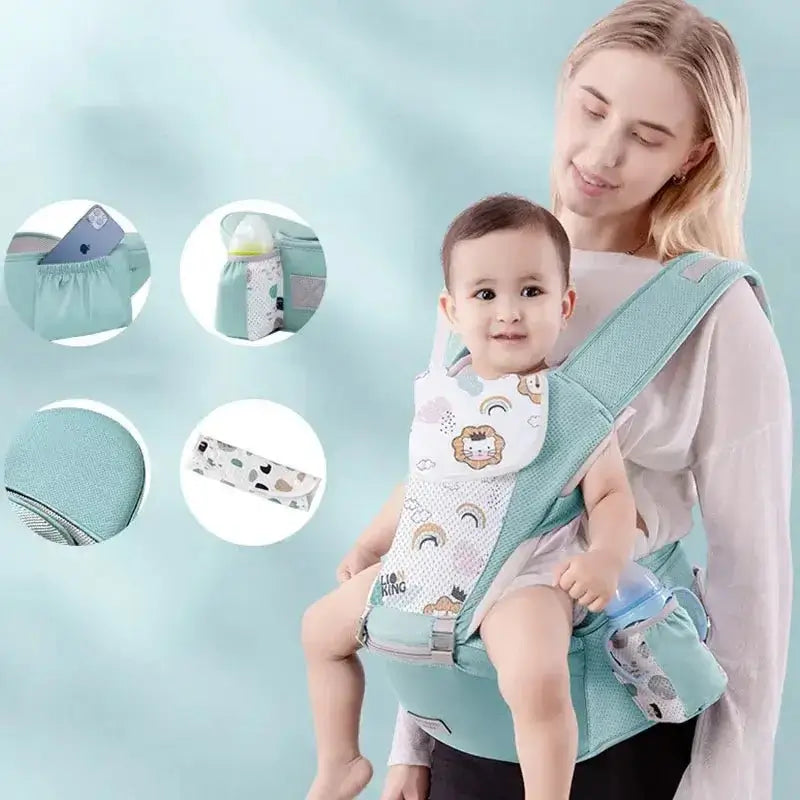 Newborn Ergonomic Baby Carrier Backpack - Paws For Baby