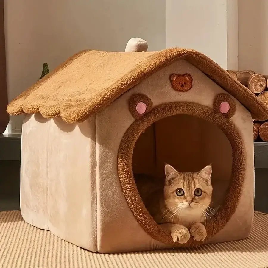 Foldable Pet House Removable Washable - Paws For Baby