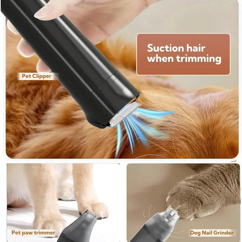 &quot;Dog Grooming Kit with 3.5L Hair Vacuum - 13000kpa Power&quot; - Paws For Baby