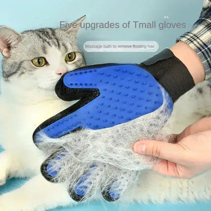 &quot;Silicone Pet Grooming Gloves – Hair Removal &amp; Bathing Brush for Cats and Dogs&quot; - Paws For Baby