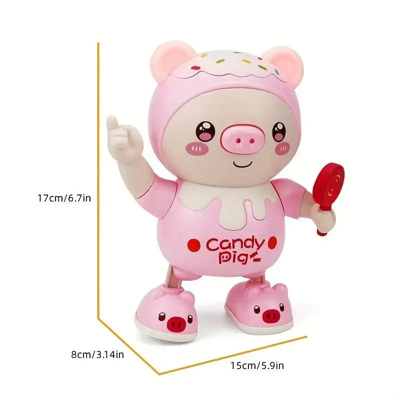 &quot;Upgraded Dancing Pig Toy - Electric Music &amp; Lights&quot; - Paws For Baby