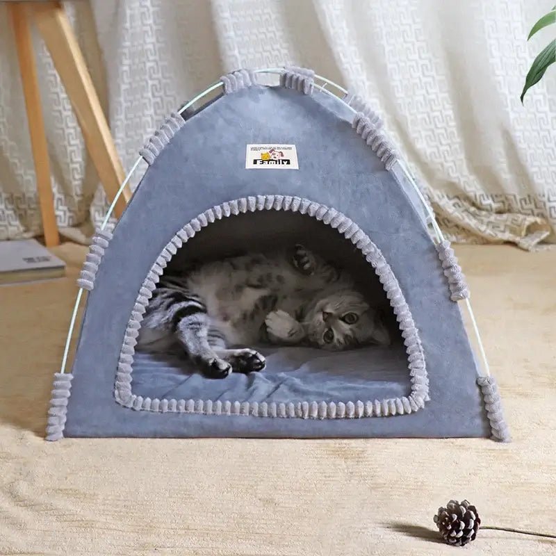 Foldable Cat House Pet Tent - Paws For Baby